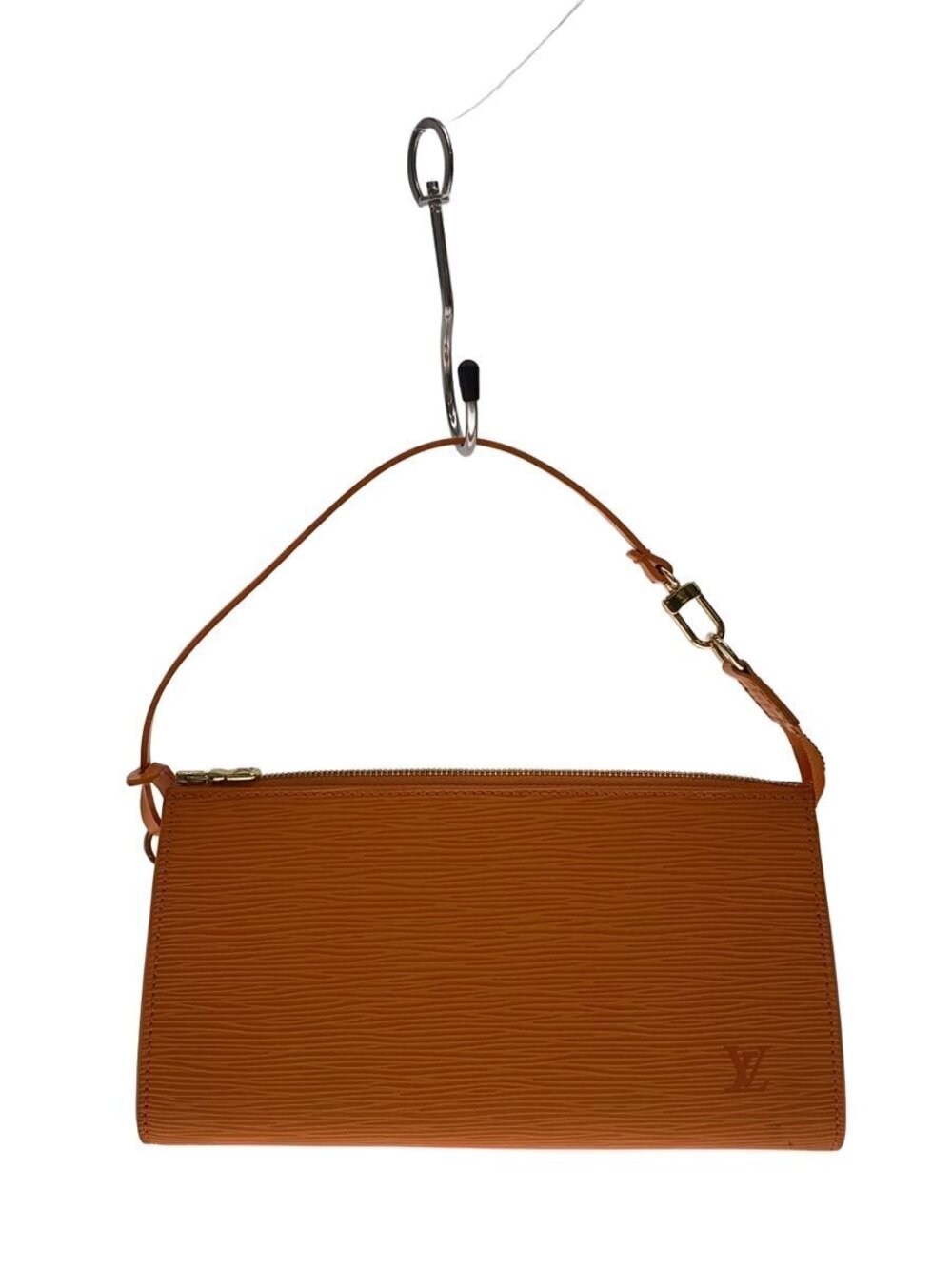 LOUIS VUITTON Pochette Accessoires Epi Leather Orange